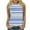Blue, variant on Uaswgudfs Women's Breathable Striped - Sleeveless Crew Neck Tank Top with Color Block Design for Business Casual Loose Fit Tops
