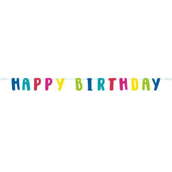 Llama Birthday Happy Birthday Banner (1ct)