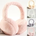 thumbnail image 2 of GENEMA Women Men Winter Warm Cute Faux Furry Earmuffs Headband Outdoor Windproof Solid Color Foldable Fluffy Ear Covers Warmers Hair Hoop, 2 of 18