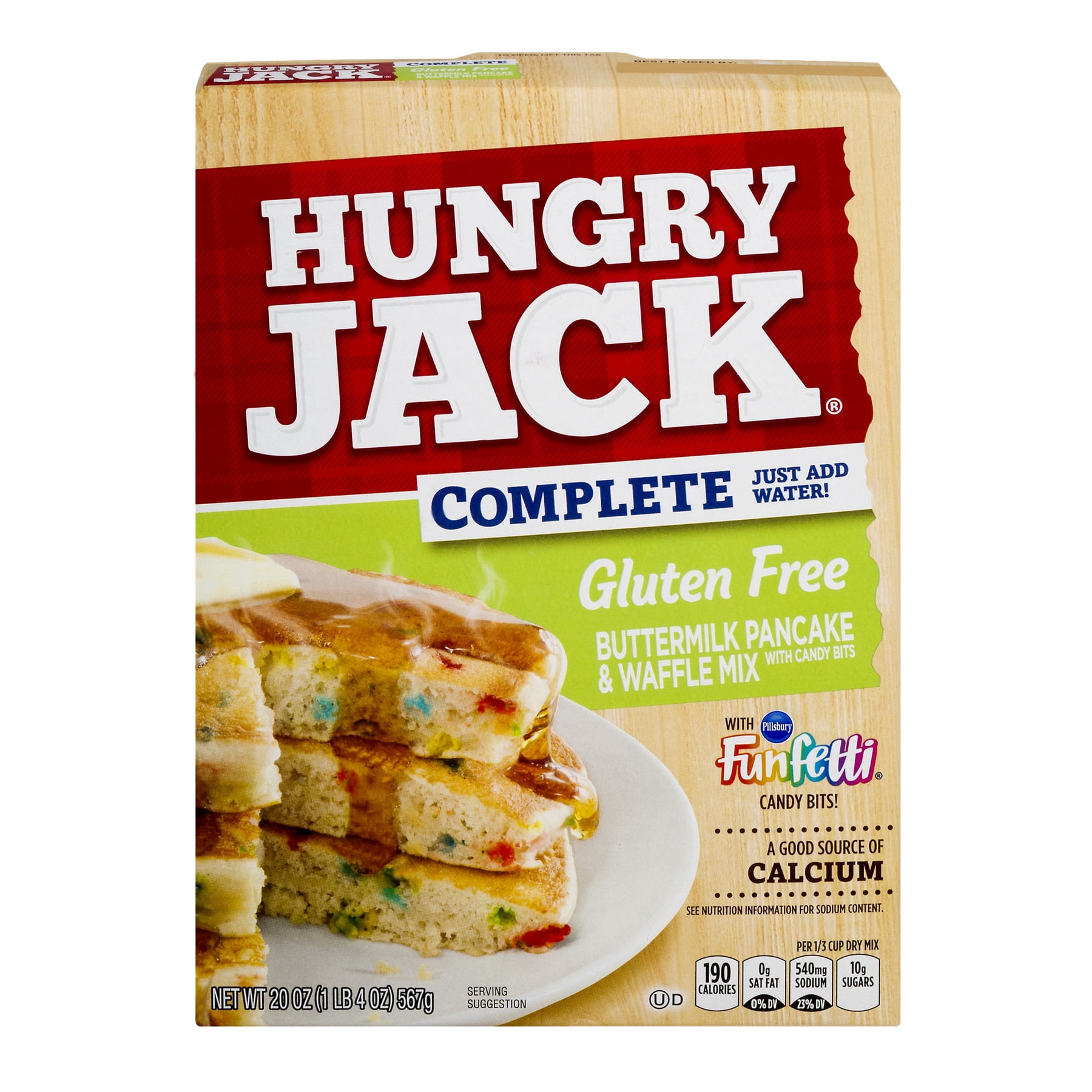 Hungry Jack Pillsbury Funfetti Buttermilk Pancake And Waffle Mix With Candy Bites, 20.0 OZ by The J.M. Smucker Company