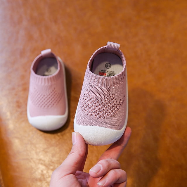 Zapatos para primeros pasos para bebés de 1 a 4 años, zapatillas para niños pequeños, zapatillas de deporte antideslizantes de lona con suela suave y transpirables