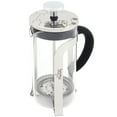 thumbnail image 2 of Any Morning 350 ml French Press, Stainless Steel, Borosilicate Glass, 3-Layer Filtration, 11 oz, FY450, 2 of 7