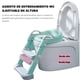 thumbnail image 3 of Asiento de Entrenamiento para Baño con Escalera Antideslizante, Plegable Adaptador WC Reductores, Cojín Blando Extraíble, Altura Regulable Baño Entrenador, 3 of 9