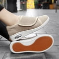 thumbnail image 3 of YOURDIARY Adjustable Hook and Loop Wide Fit Casual Walking Shoes, Breathable Mesh Air Cushion Non Slip Comfort Sneakers for Women Seniors, 3 of 9