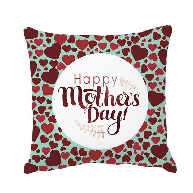 Frehsky niture Mother's Day Pillow Case Throw Cushion Cover Home