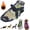 A, variant on LOUQIBINE Furry King 3-in-1 Dog Winter Coat with Harness, Waterproof Windproof Warm Fleece Lined Jacket for Small Medium Large Dogs