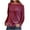 Red, variant on GERsome Women's Velour Sweatshirts Crewneck Long Sleeve Casual Pullover Soft Warm Shirts Velvet Tops Winter Fall