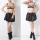thumbnail image 3 of Sujetador de baile sexy con tachuelas y pinchos para mujer, estilo punk metálico, para discoteca, 3 of 8