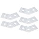 thumbnail image 1 of 5 pcs Hole Grid Plates Aluminum Alloy Hole Pattern Bracket for Robots Technical Equipment Connection, 1 of 5