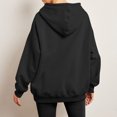 thumbnail image 4 of Womens Oversized Hoodies Fleece Sweatshirts Long Sleeve Sweaters Pullover Fall Outfits with Pocket, 4 of 5