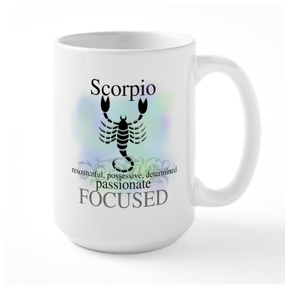 CafePress - Scorpio The Scorpion Large Mug - 15 oz Ceramic Large White Novelty Mug