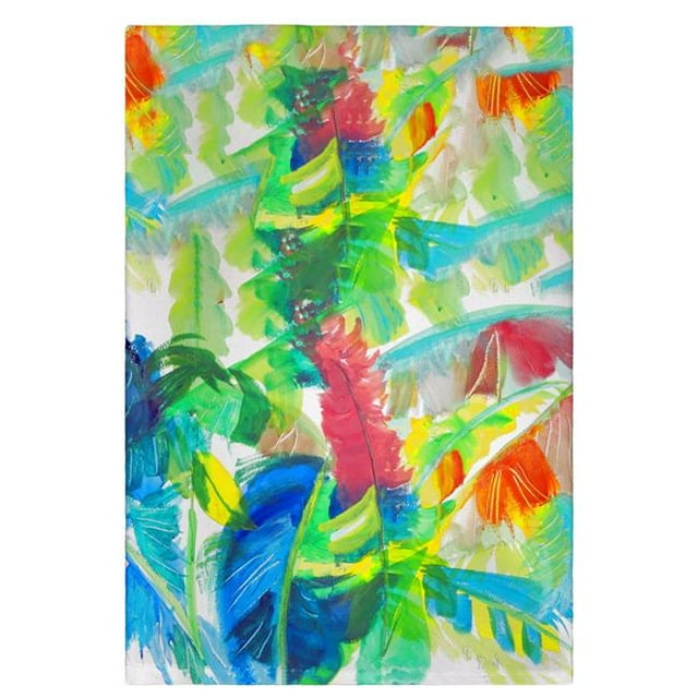 Betsy Drake GT1113 Serviette d'Invité de Palmiers Abstraits