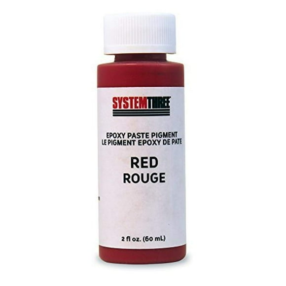 System Three 3206A04 Pigment Rouge en Revêtement, Bouteille de 2 oz.