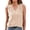Beige, variant on SHenli Womens Crochet Tank Tops Cowl Neck Business Casual Work Shirts Gingham Plaid Striped Spring Vacation Outfits Tees