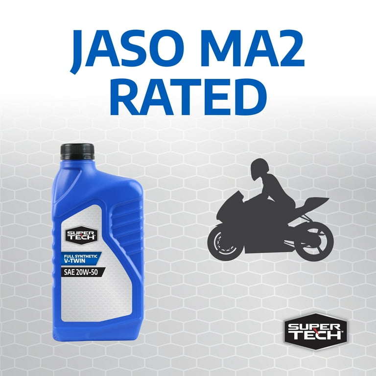 Super Tech Full Synthetic SAE 20W-50 V-Twin Motorcycle Oil 1