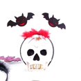 thumbnail image 5 of Halloween Bat Headband Day of the Dead Sequins Hairband Cosplay Costume Headpiece for Adult Kids Stage S Headwear, 5 of 5