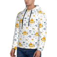 thumbnail image 3 of Salouo Submarine Ship Pattern Men's Fall Hoodie Sweatshirt,Sport Hoodie with Pockets for Men Pullover Casual Hooded Sweatshirt-Medium, 3 of 7