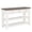 Antique White, variant on GZXS 48.82" Vintage Console Table with 3 Drawers & 2 Shelves, Farmhouse Sofa Table in Solid Pine Construction, Multi-Functional for Living Room & Hallway, Brown