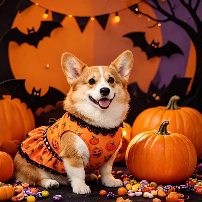 fall dog dress Fall in Love Thanksgiving Dog Dress