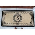 thumbnail image 6 of First Impression Scrolled Medallion Monogrammed Indoor/Outdoor Door Mat, 6 of 11