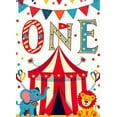 thumbnail image 4 of LUUFILx Circus Carnival Theme Birthday Party Decoration Backdrop Durable Colorful Banner Perfect for Photoshoot Celebration Photo Decorations Baby Showers, 4 of 8