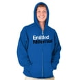 thumbnail image 5 of Entitled Millennial Funny Sarcastic Zip Up Hoodie Men's Women's Brisco Brands S, 5 of 6