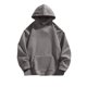 thumbnail image 4 of pstuiky Camisas para hombre de manga larga, Pantalones cortos deportivos casuales de color sólido con bolsillo y manga larga con capucha para hombre top de hombre xl, 4 of 4