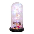 thumbnail image 3 of Flor de LED Zulema Centro de mesa hecho a mano Colorido Blanco, 3 of 8