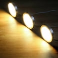 thumbnail image 1 of 3/6PCS Under Cabinet Lights Kit LED Kitchen Counter Closet LED Puck Display Lamp, 1 of 4