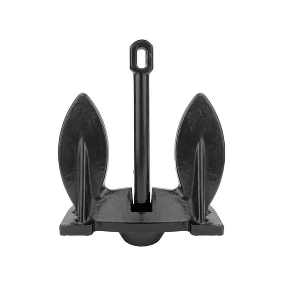 Blue Dog Marine Ancre marine avec revêtement en vinyle, ancre marine BoatTector de 10 lb avec une excellente tenue et une récupération facile dans l'herbe lourde, les mauvaises herbes, les roches et l