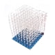 thumbnail image 2 of Mini cubos de luz LED electrónicos 3D de 8 x 8 x 8 pulgadas, kit de bricolaje para estudiantes, producción electrónica para Navidad, G blanco y azul, 2 of 5