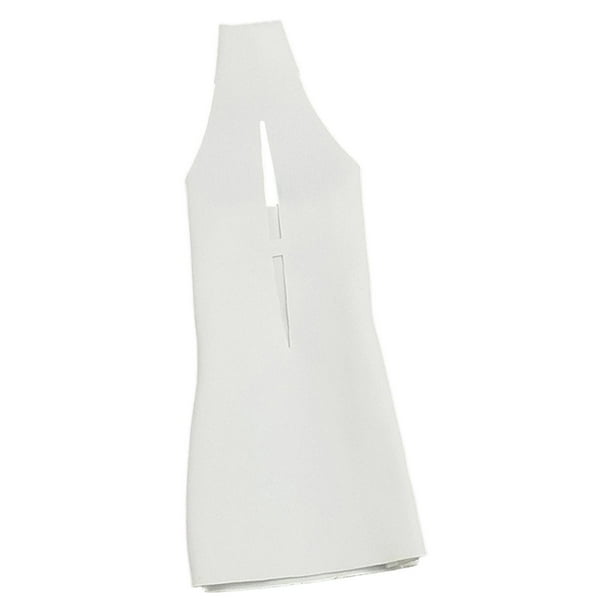 Vestido corto de cuello alto que deja ver el pecho, ideal para muñecas BJD de 1/6 y figuras de niñas de 12 pulgadas. blanco