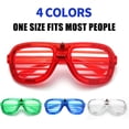 thumbnail image 3 of LINLIN Unisex Fashion Plastic Glow LED Light Up Shades Glasses for Christmas Halloween Wild Clubbing Birthday Party, 3 of 7
