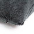 thumbnail image 3 of 45x45cm Solide Velours Coussin Décor Noir, 3 of 8