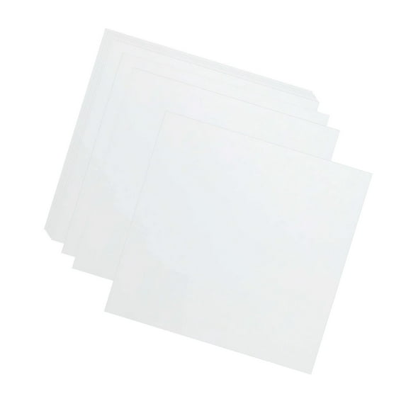 Maytalsory 10x Square 5x5cm PET Blank Stencil Making Sheet Template Practical and Long-lasting 7.5 mil 30.5 × 30.5cm 1Set