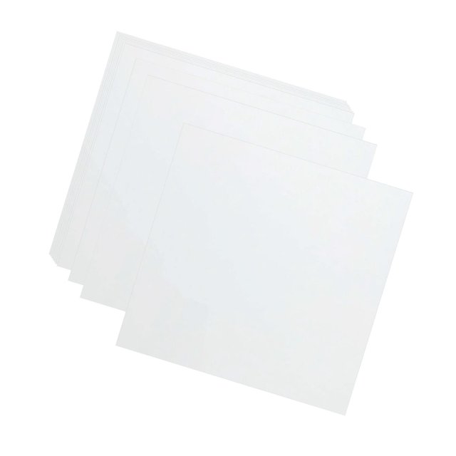 keepw Premium 10x Square 5x5cm PET Blank Stencil Making Sheet Template Enhanced Performance 7.5 mil 30.5 × 30.5cm 1Set