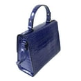 thumbnail image 2 of Kate Spade New York Knightsbridge Croco Leather Doris Satchel, Asilah Blue, 2 of 3