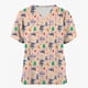 thumbnail image 2 of Uniforme de enfermera de hospital con cuello en V para mujer de Lilo&Stitch, ropa de Disney, regalo de Navidad, camiseta con bolsillo, uniforme, 2 of 4