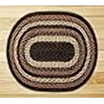 thumbnail image 3 of Capitol Earth Rugs 03-313 Mocha-Frappuccino Jute Braided Rug, 3 of 3