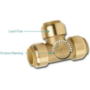 SharkBite 3/4-Inch Straight Coupling, Push-to-Connect, PEX, Copper, CPVC