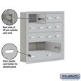 thumbnail image 2 of Salsbury Industries 19055-16ARK Cell Phone Storage Locker - 5 Door High Unit (5 Inch Deep Compartments) - 12 A Doors and 4 B Doors - Aluminum - Recessed Mounted - Master Keyed Locks, 2 of 4
