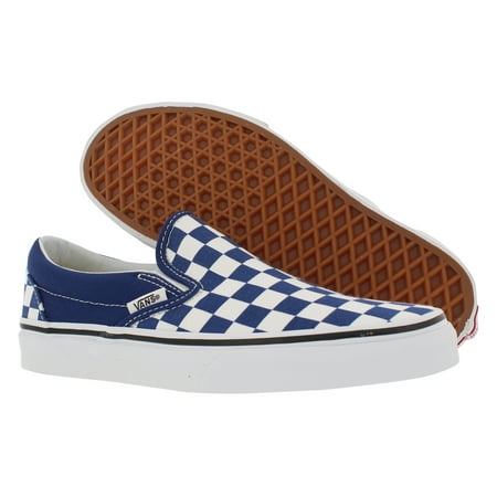 slip vans checkerboard shoes