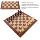 thumbnail image 4 of Juego De Damas De Ajedrez De Madera, Tablero Plegable Multifunción 3 En 1 Juego De Ajedrez De Madera Portátil Para Niños, 4 of 7