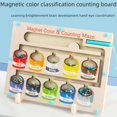 thumbnail image 2 of Juguetes para niños, operación de conteo magnético, clasificación de colores, bolígrafo magnético, juego de cambio de bola, rompecabezas, juguetes de educación temprana, 2 of 5