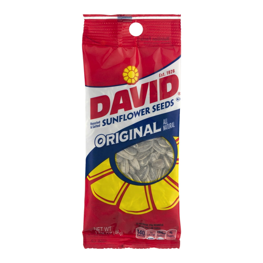David® Original Sunflower Seeds 1.625 oz. Bag