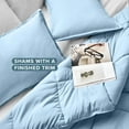 thumbnail image 5 of Bare Home Down Alternative Comforter Set - 3-Pieces - All Seasons - Full, Light Blue, 5 of 8