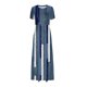 thumbnail image 4 of Vestido Corto de Verano de la Moda de las Mujeres Impreso de Manga Corta Cuello Redondo Tobillo de Longitud Vestido Casual, 4 of 5