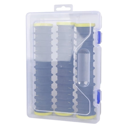 Youthyao 12 Slot Fly Fishing Line Holder Storage Accessory Fishing Accessory Fishing Line Spool Organizers Fishing Spools Holder