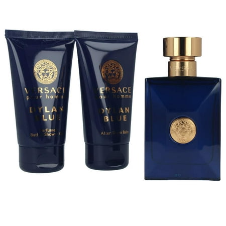 VERSACE POUR HOMME DYLAN BLUE 3 PIECE GIFT SET 