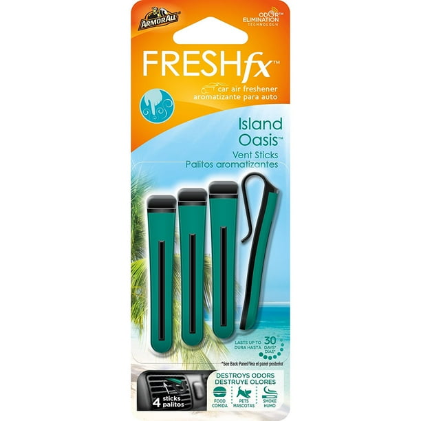 Armor All FRESHfx Car Air Freshener Vent Sticks, 4Sticks in a Pack